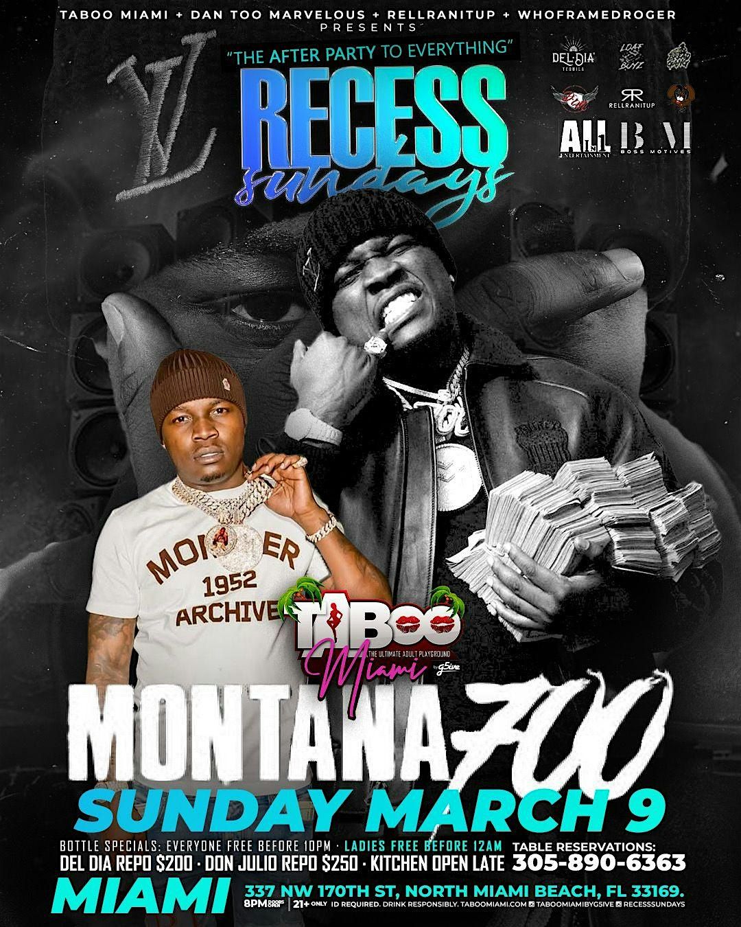 Recess Sundays: Montana 700 Live (Spring Break Kickoff)