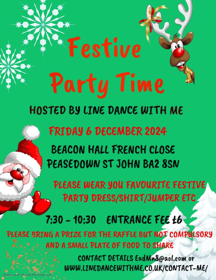 FESTIVE PARTY hosted by Line Dance with ME (Mandy Eades)