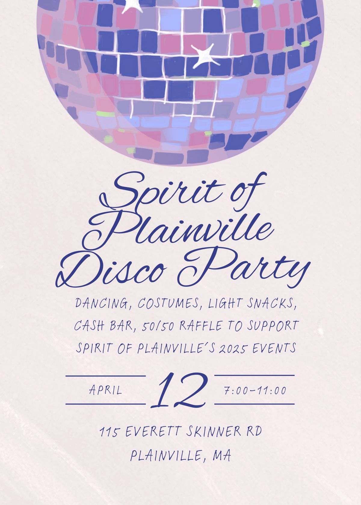 Spirit of Plainville Disco Party