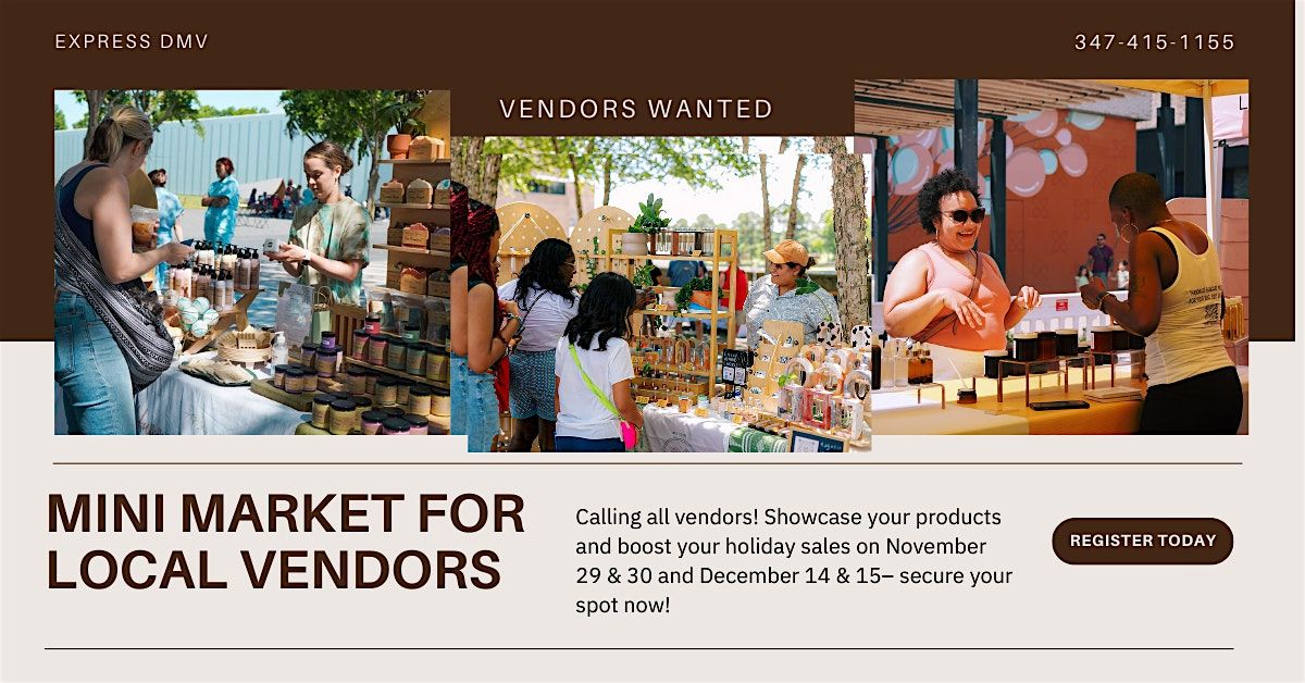 Vendors Wanted! Join Our Growing Marketplace