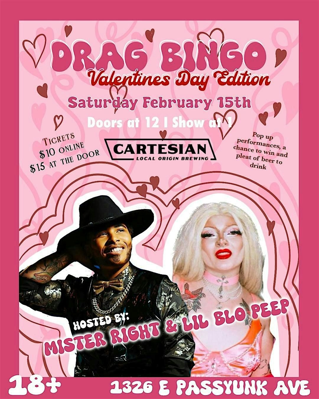 Drag Bingo at Cartesian Brewing