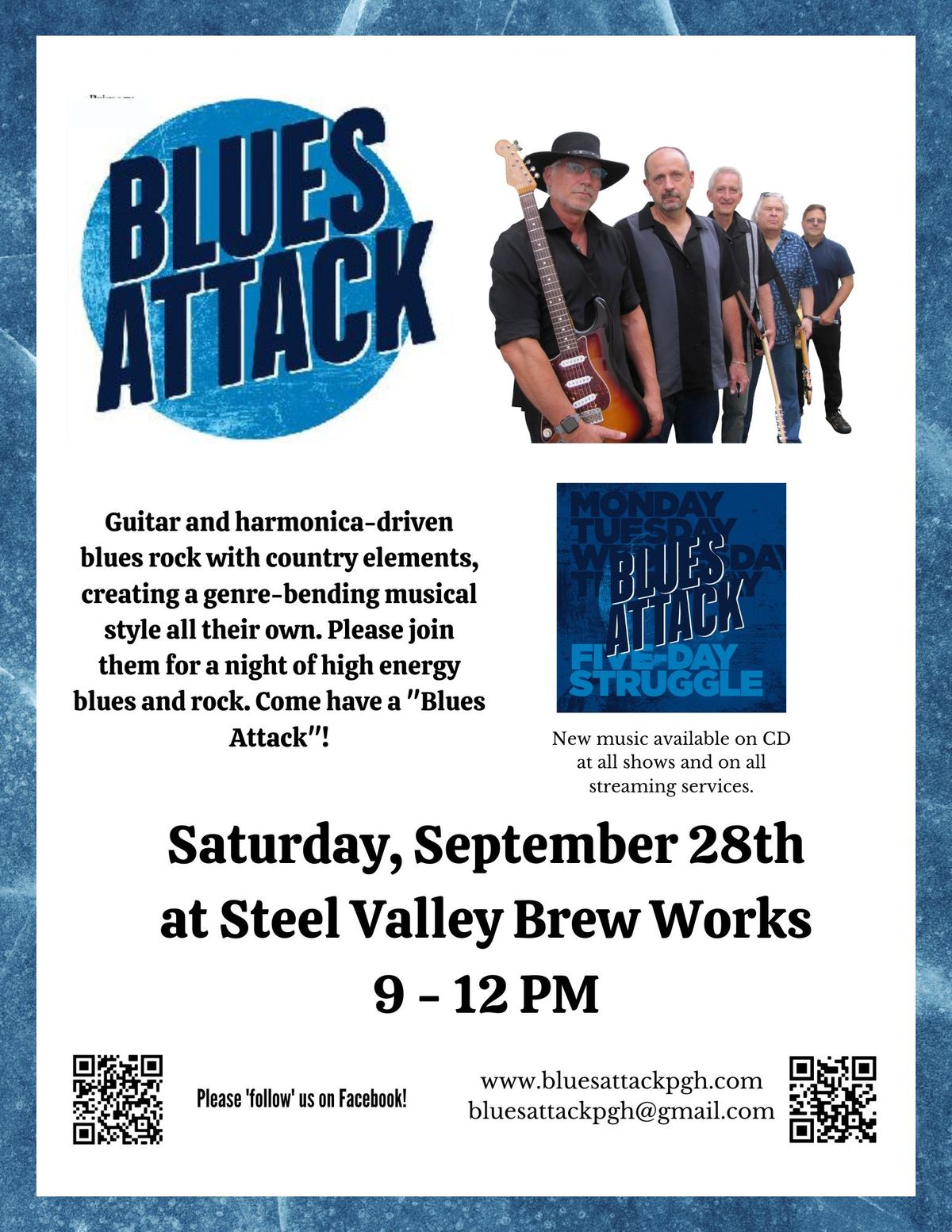 Steel Valley Brew Works presents Blues Attack