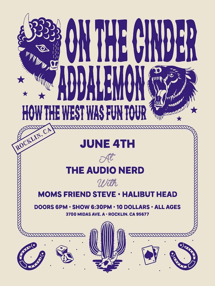 Addalemon, On The Cinder, Halibut Head and Moms Friend Steve Live at The Audio Nerd
