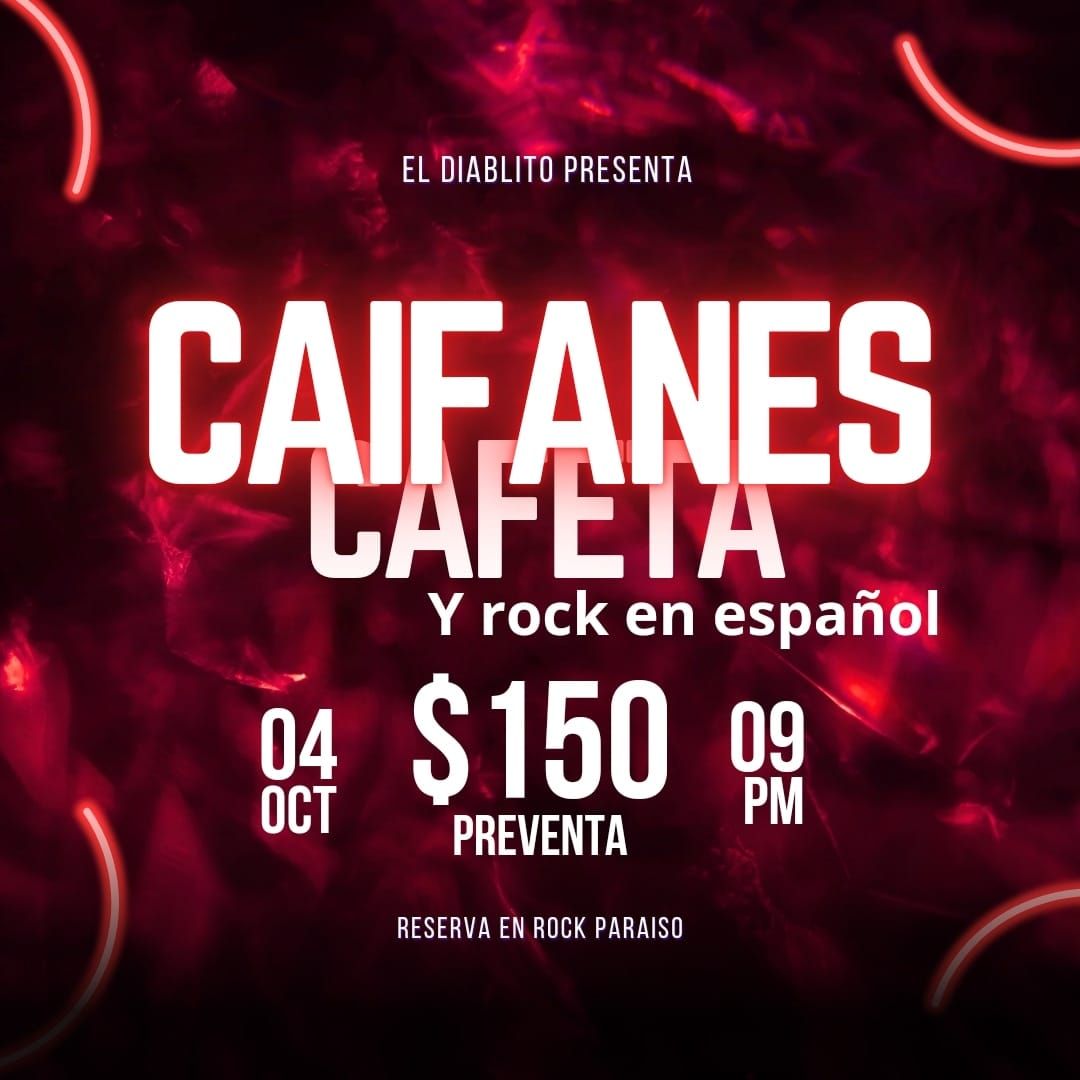 Caifanes, Cafeta y rock en espa\u00f1ol