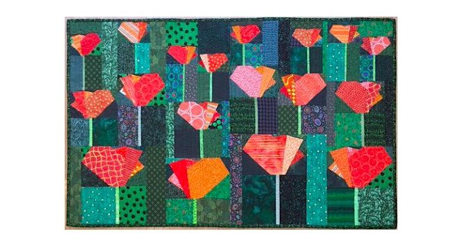 "California Poppies" quilt workshop