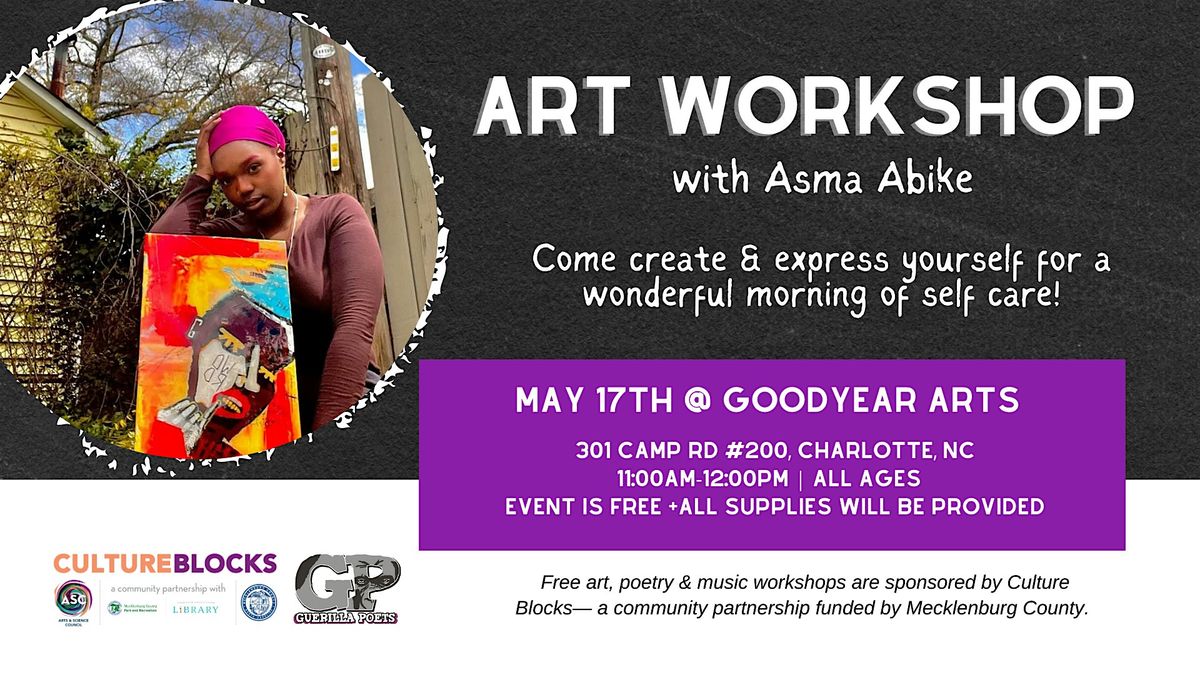 Art Workshop with Asma Abike!