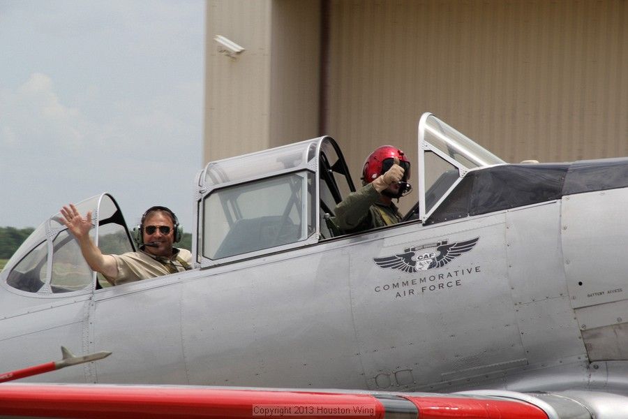 Ride the AT-6 and BT-13 in Rockport, TX