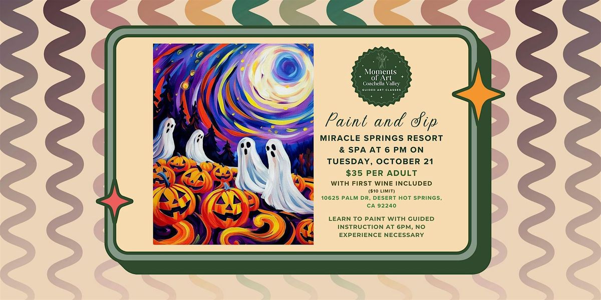 Ghostly Field Paint and Sip