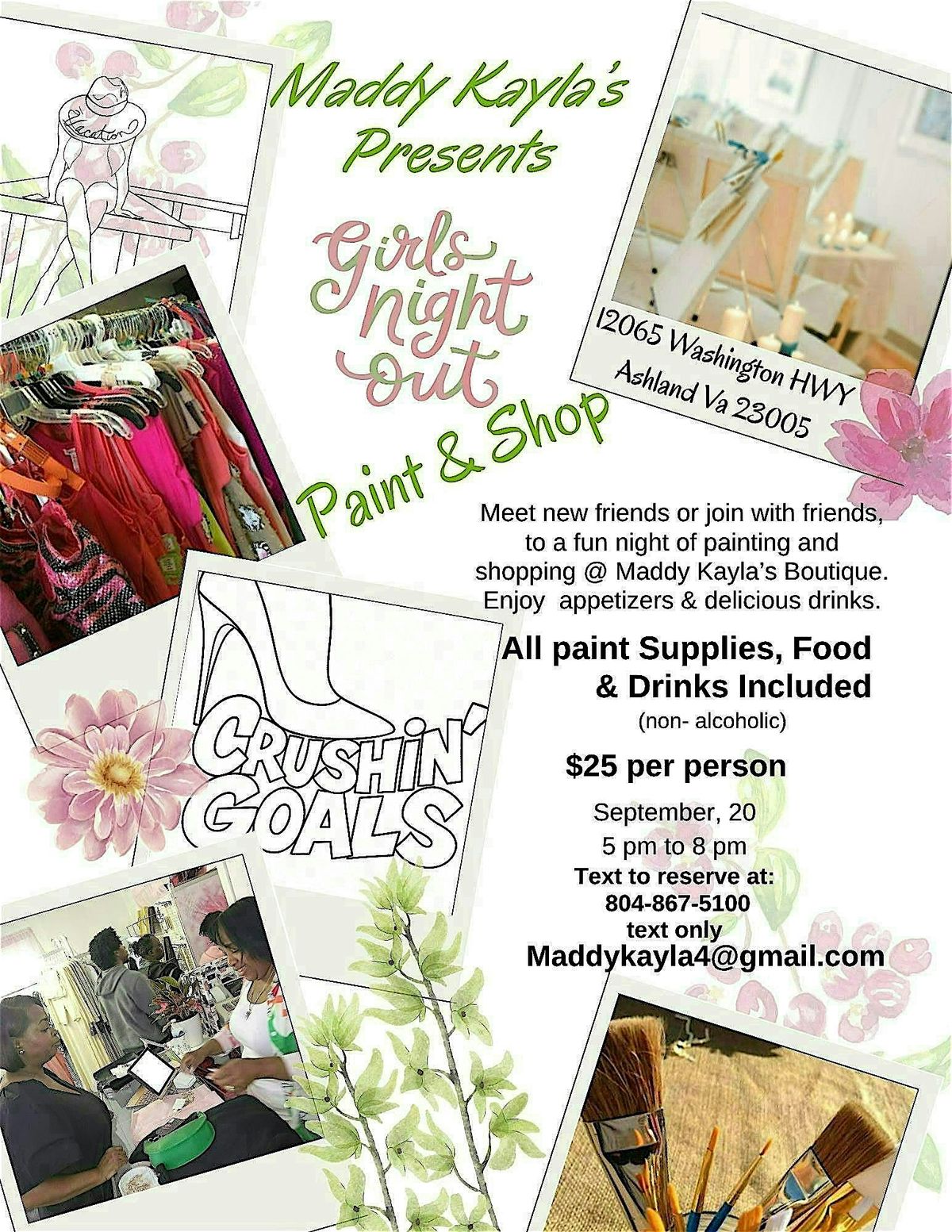 Girls Night Out Paint & Shop