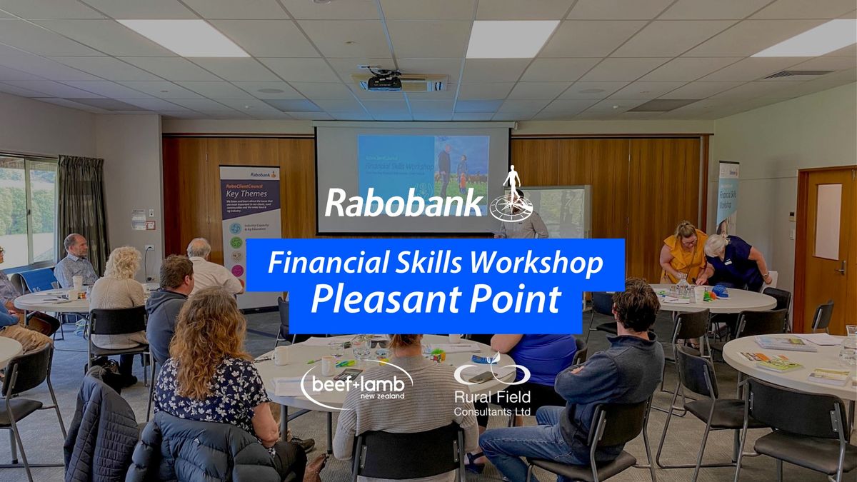 Financial Skills Workshop - Pleasant Point