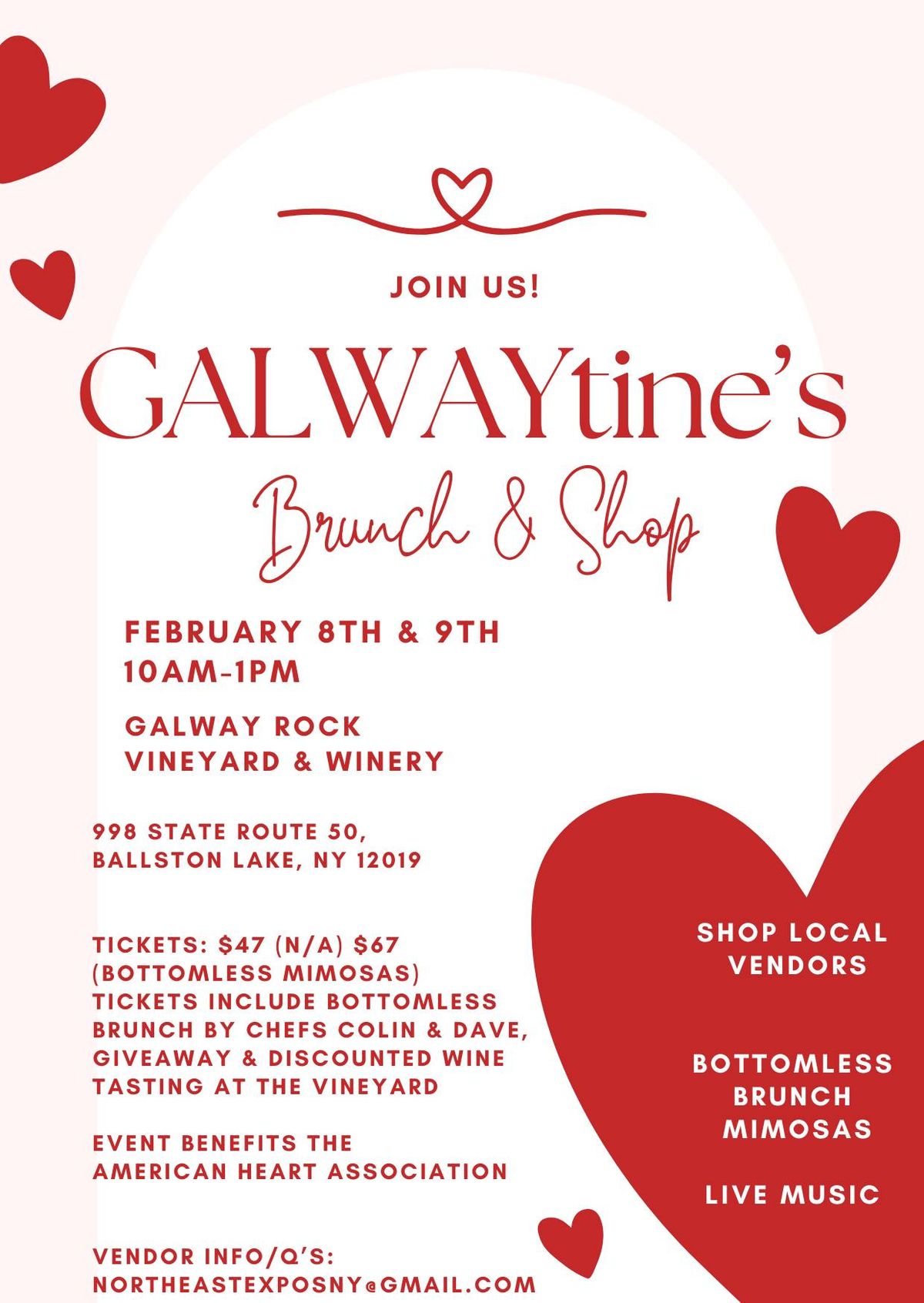 GALWAYtine's at the Galway Winery