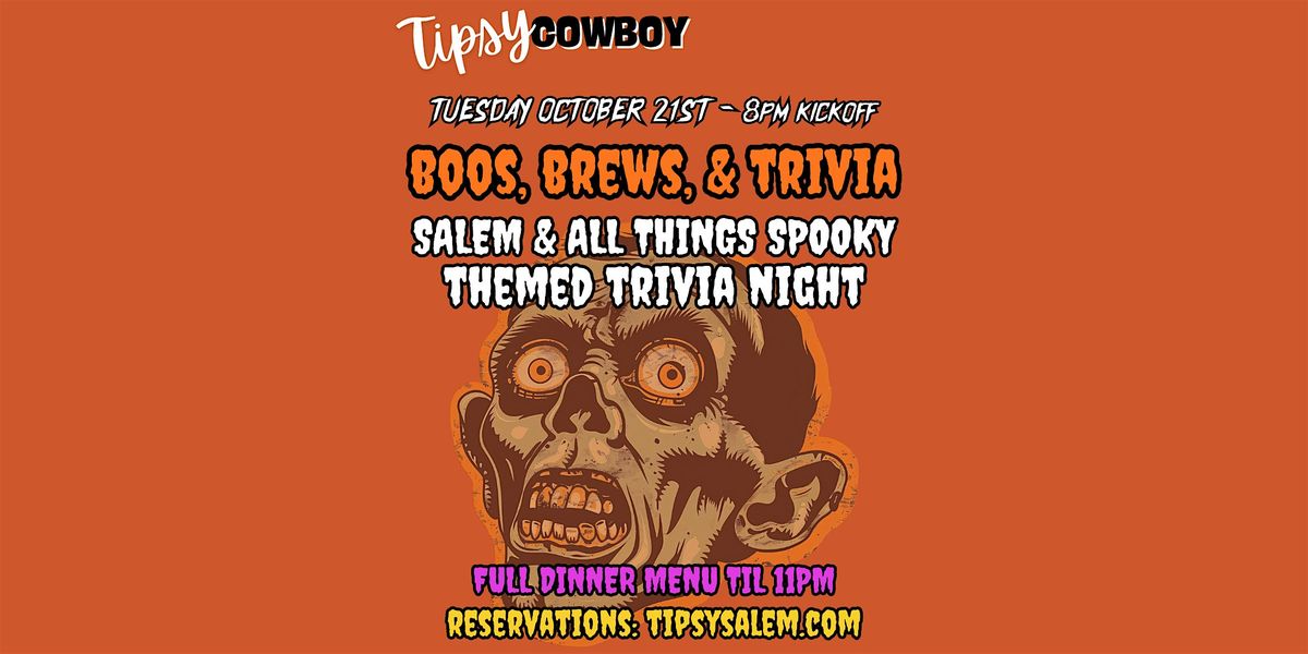 Downtown Salem Halloween Edition Trivia Tuesdays