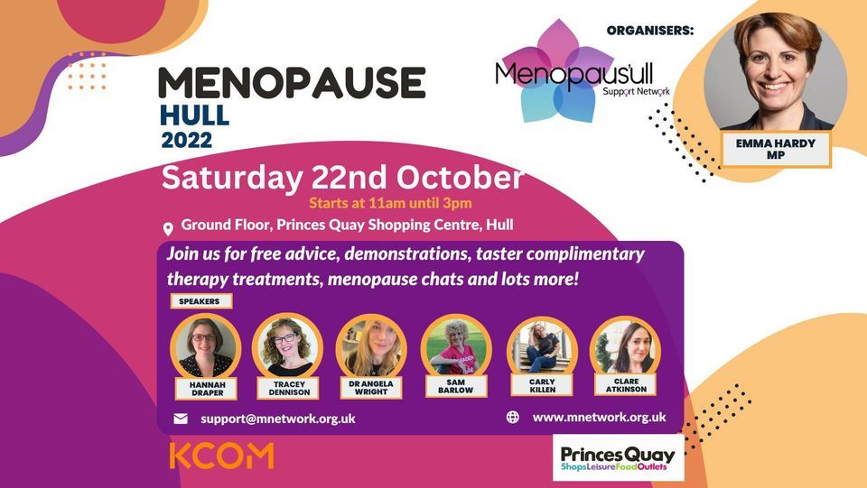 Menopause Hull 2022, Princes Quay Hull, Kingston Upon Hull, 22