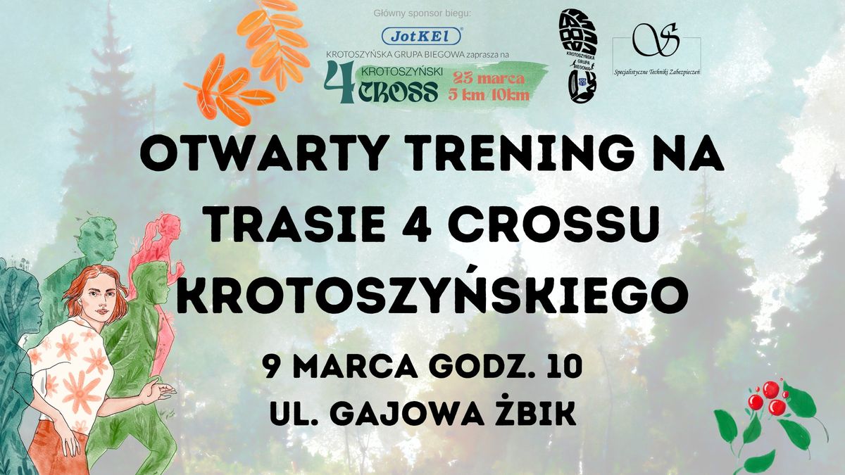 Otwarty trening na trasie 4 crossu krotoszy\u0144skiego: 5 i 10 Km