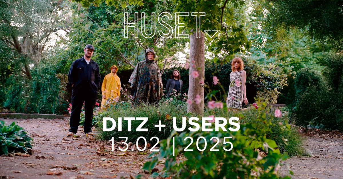 DITZ (UK) + Support: USERS | Musikcaf\u00e9en