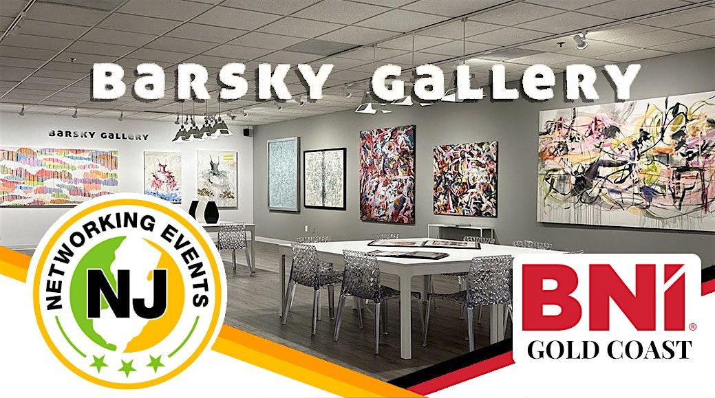 Networking at Barsky Art Gallery in Hoboken, NJ - February 5th, 2025