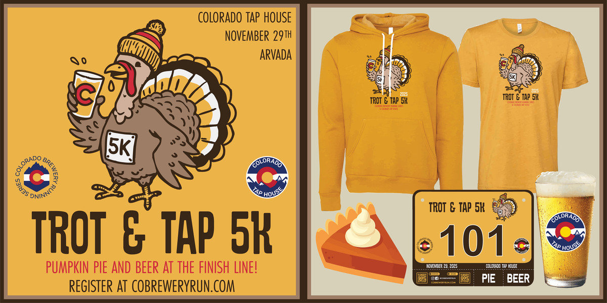 Trot & Tap 5k @ Colorado Tap House | 2025 CO Brewery Running Series