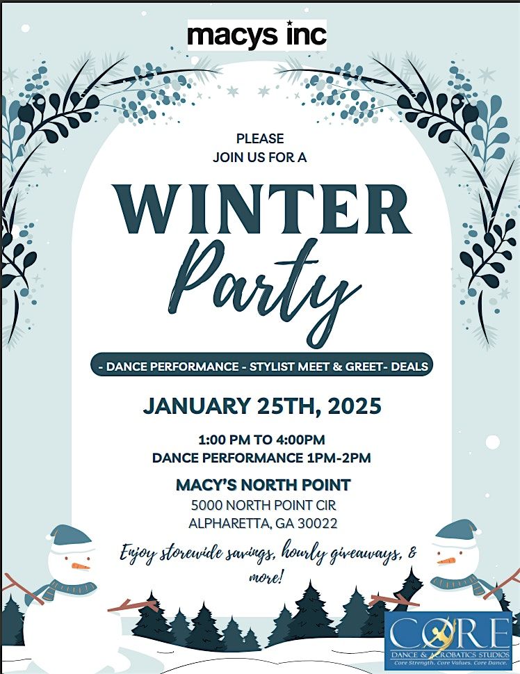 Macy's Winter Party