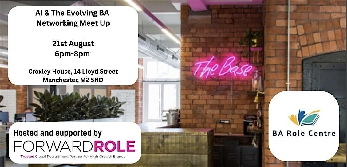 FREE BA Role Centre Networking Event