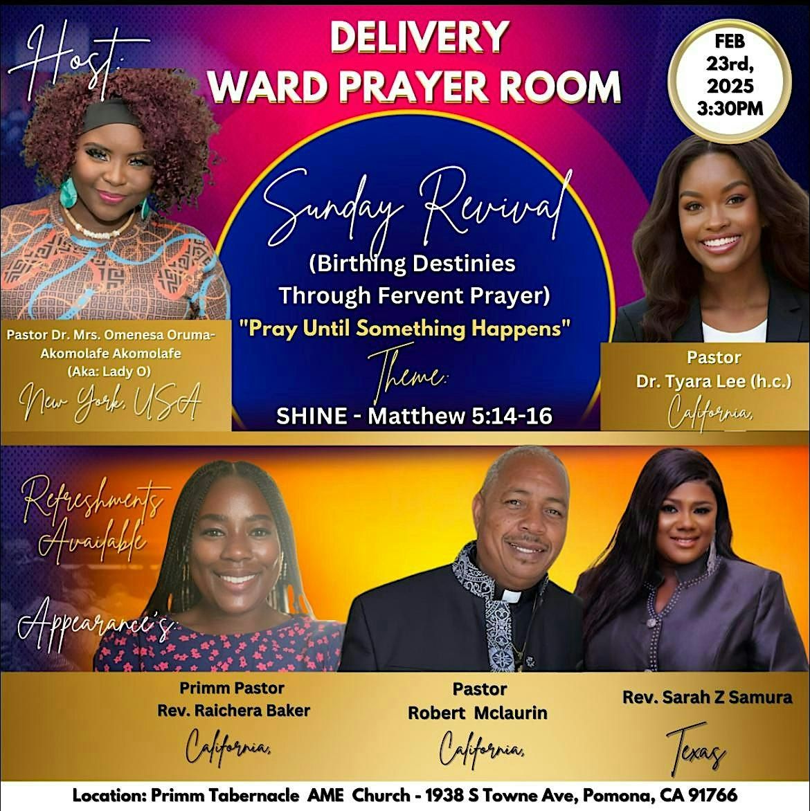 Sunday Revival  - Delivery Ward Prayer Room