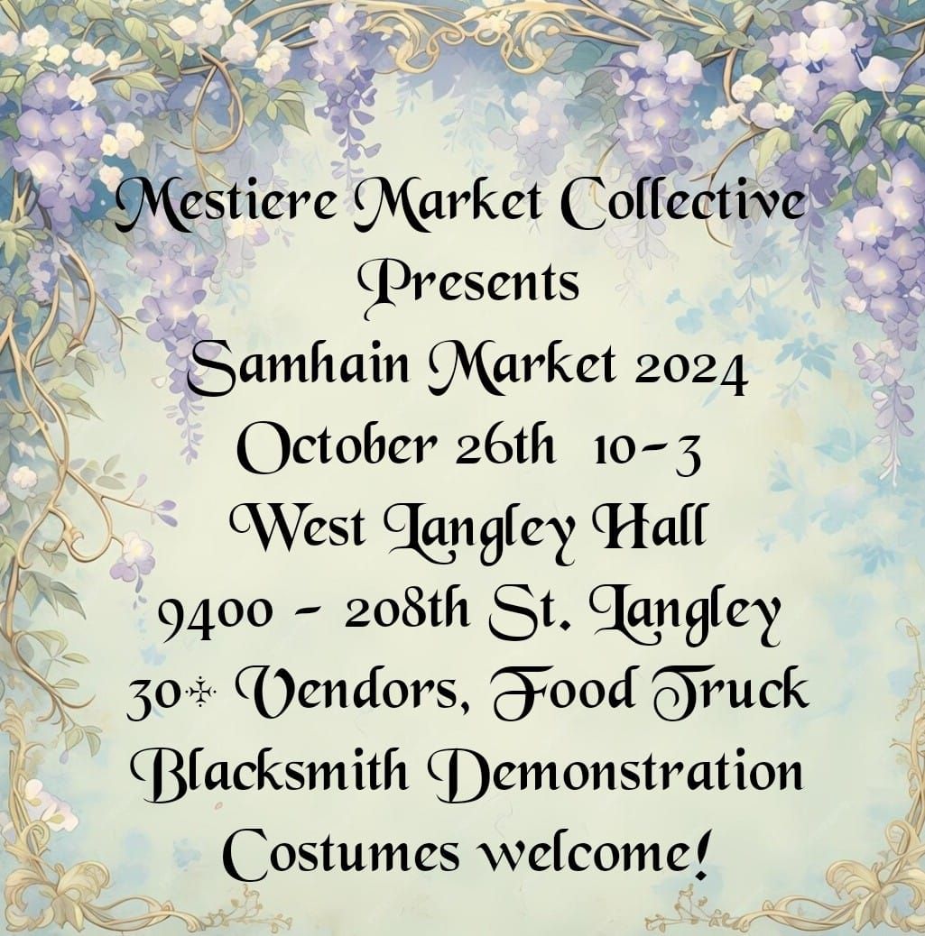 Mestiere Market Samhain Market