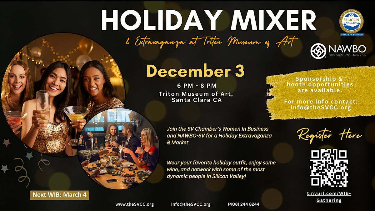 SVC's  2025 Holiday Extravaganza at Triton Museum of Art