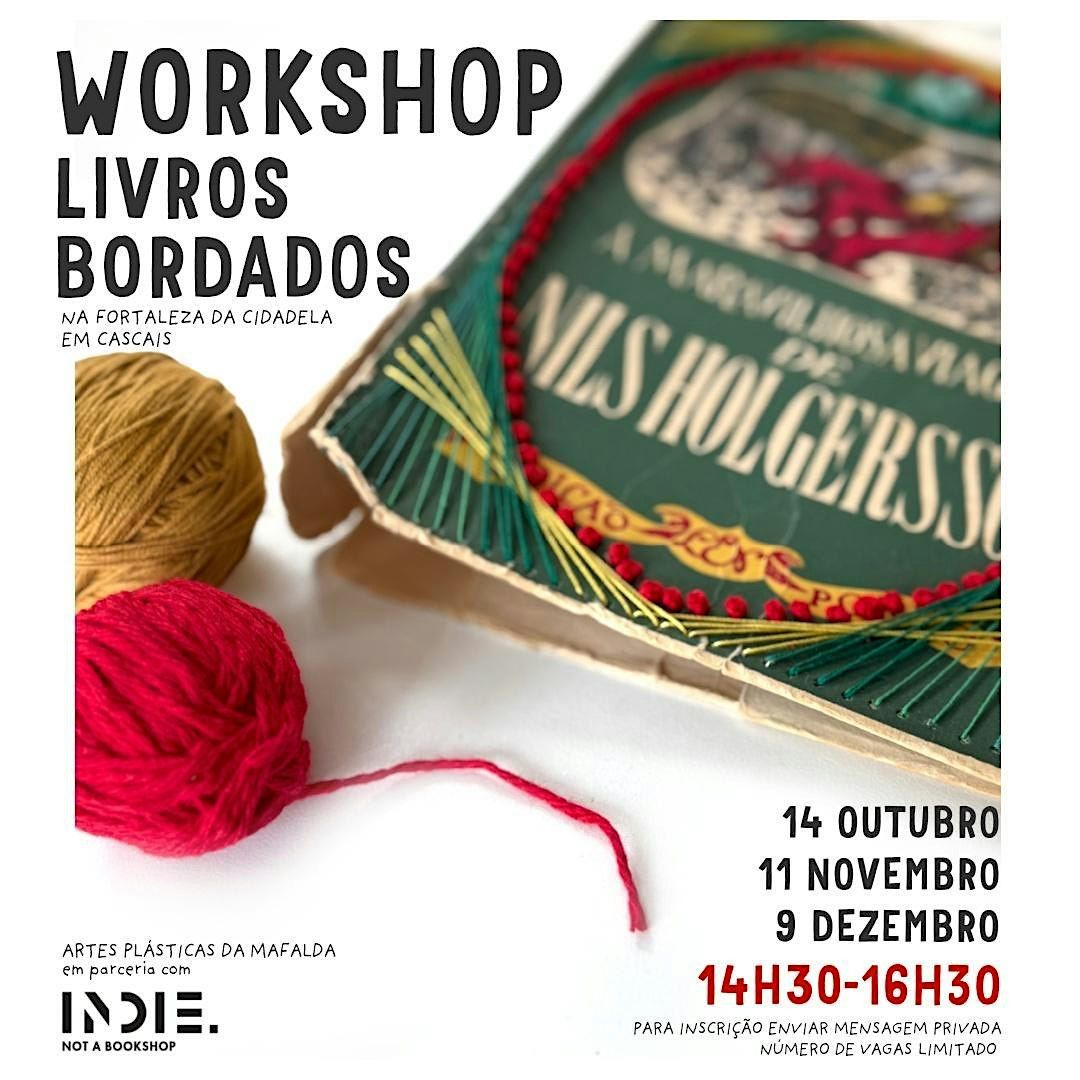 WORKSHOP DE LIVROS BORDADOS
