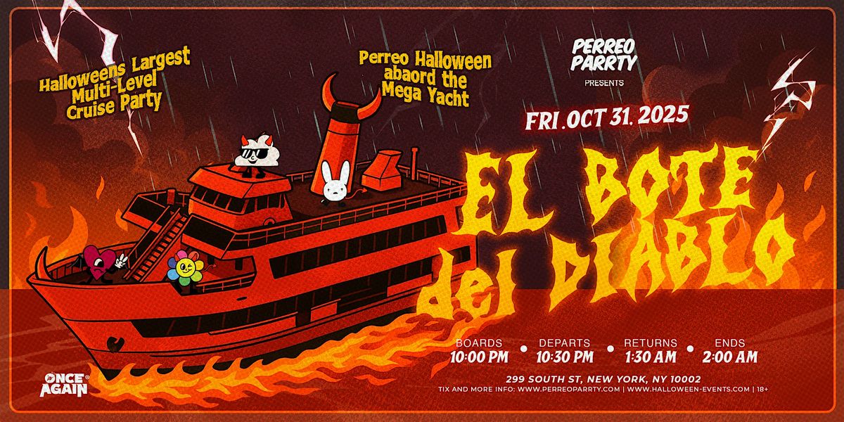 EL BOTE DEL DIABLO  PERREO HALLOWEEN  BOAT PARTY |  IN NYC