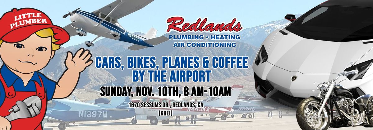 Wheels, Wings & Coffee at Redlands Plumbing, & HVAC