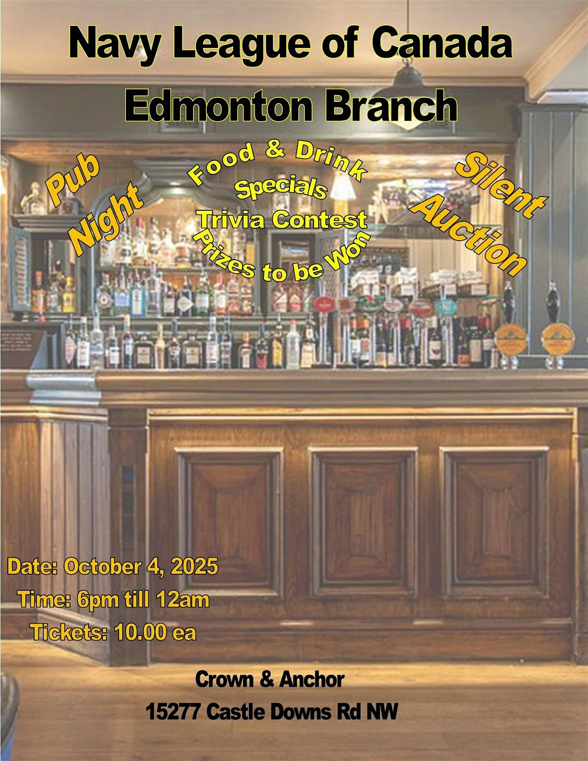 NLCC Edmonton Branch Pub Night