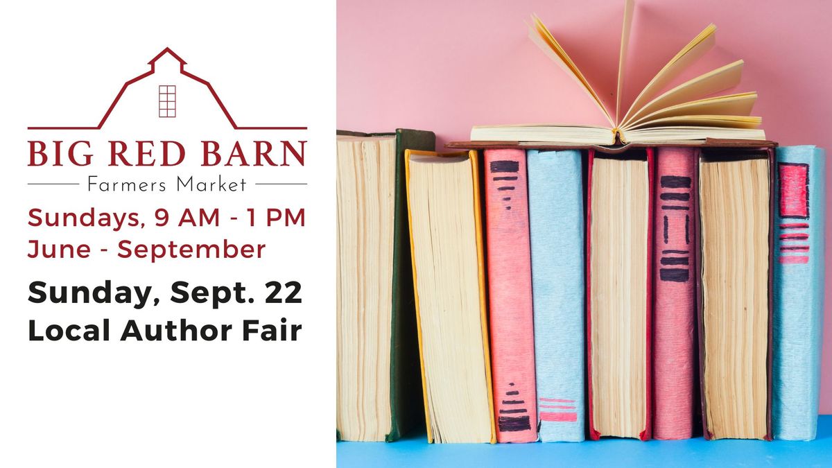 Local Author Fair : Big Red Barn Farmers Market