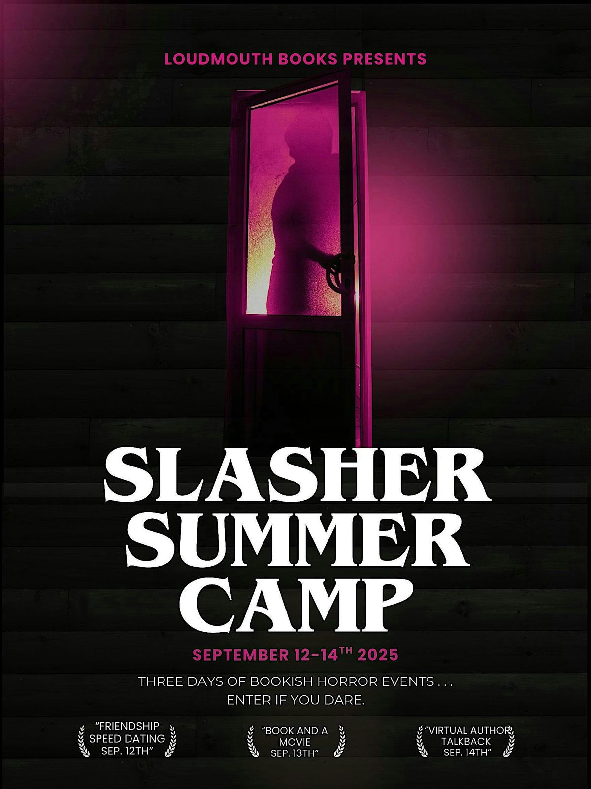 Loudmouth Books Slasher Summer Camp: Book Club + Movie Night