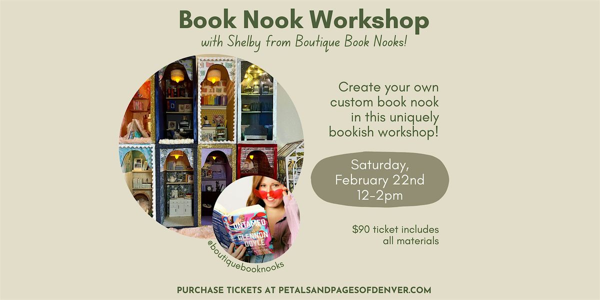 Book Nook Workshop at Petals & Pages