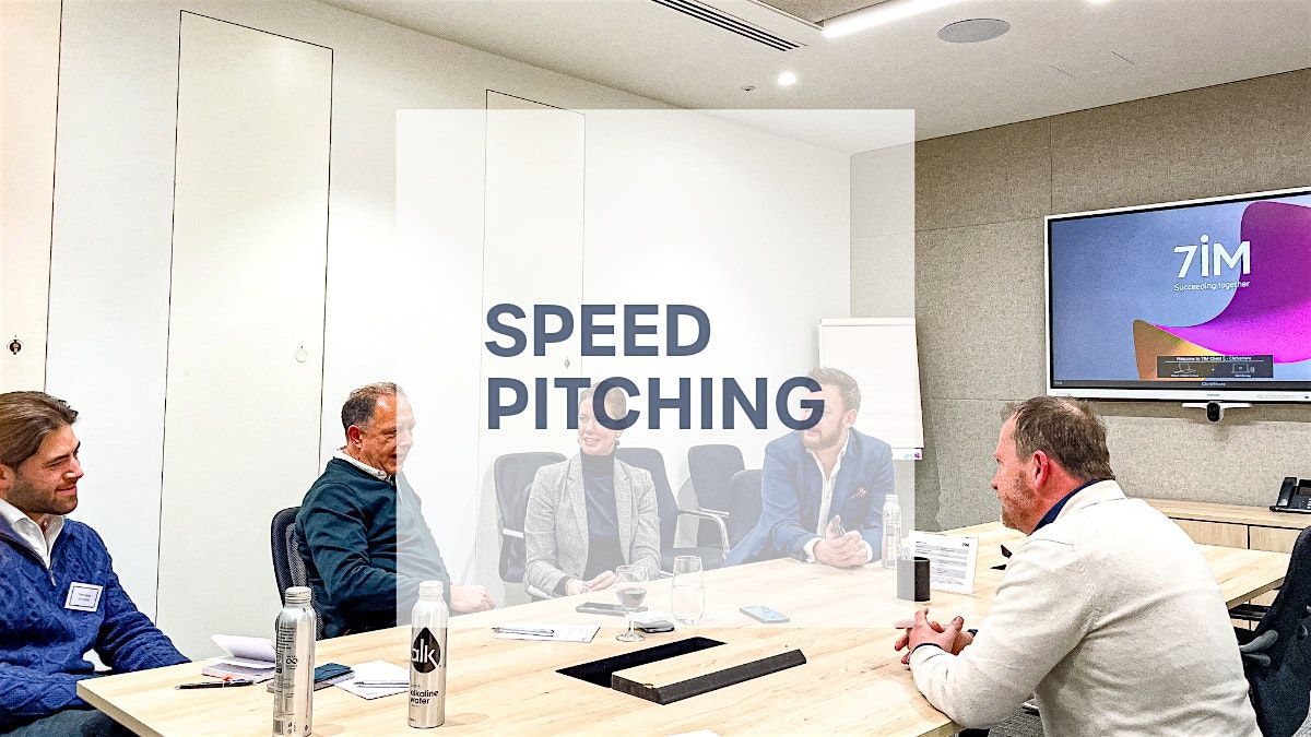 Speed Pitching for FinTech StartUp Founders to Angel & VC Investors