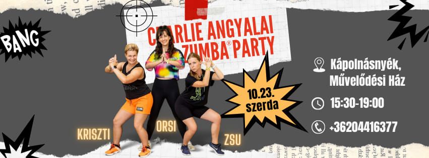 Charlie Angyalai Zumba\u00ae Party a Velencei-t\u00f3n\u00e1l