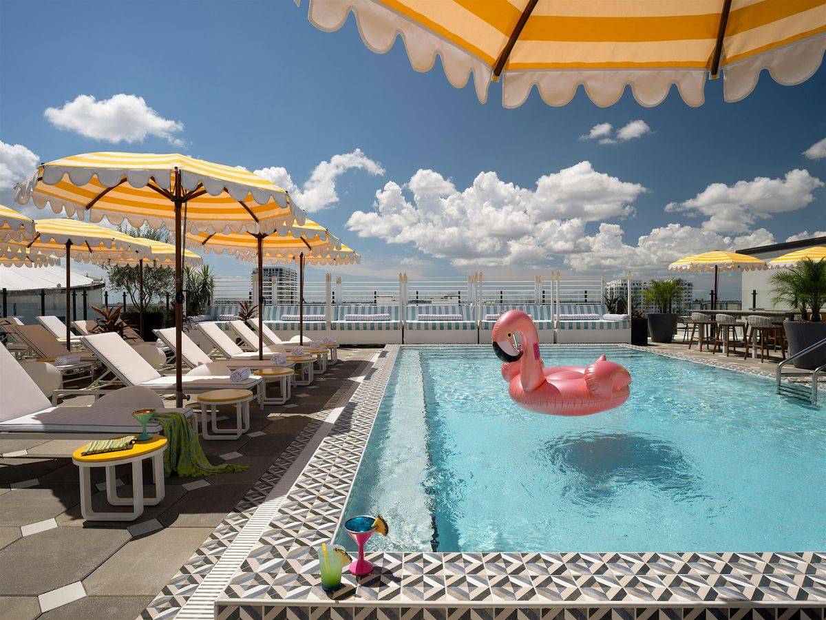 THE PINK PALM POOL CLUB Day Party by the Moxy St Pete and Sparrow Rooftop