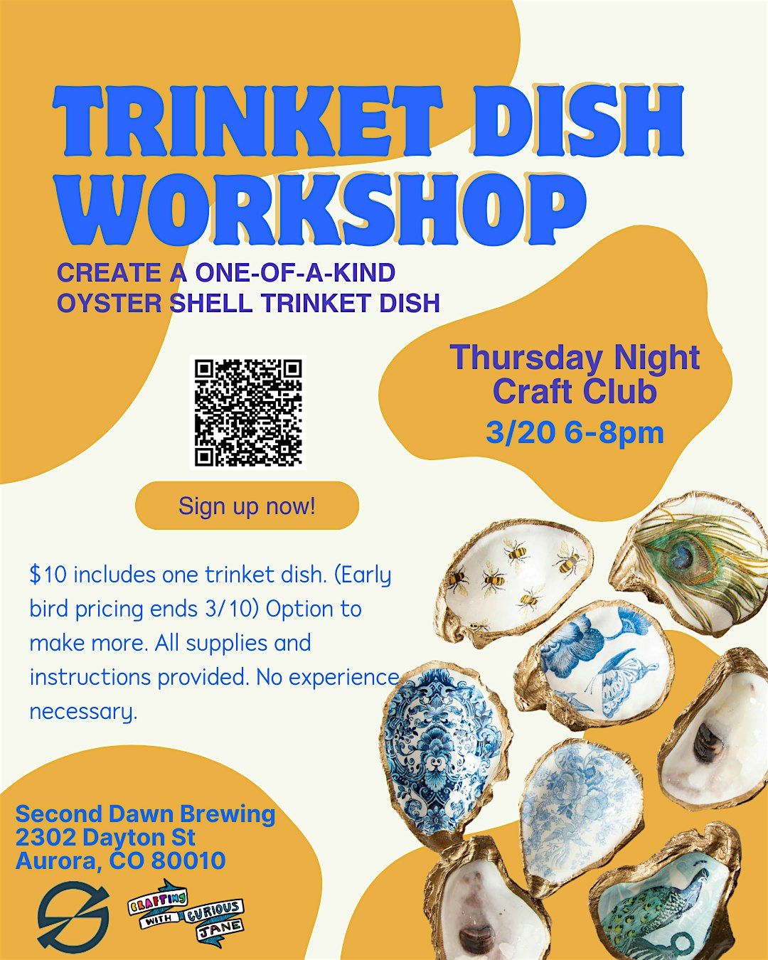 DIY Trinket Dish Workshop at Second Dawn Brewing