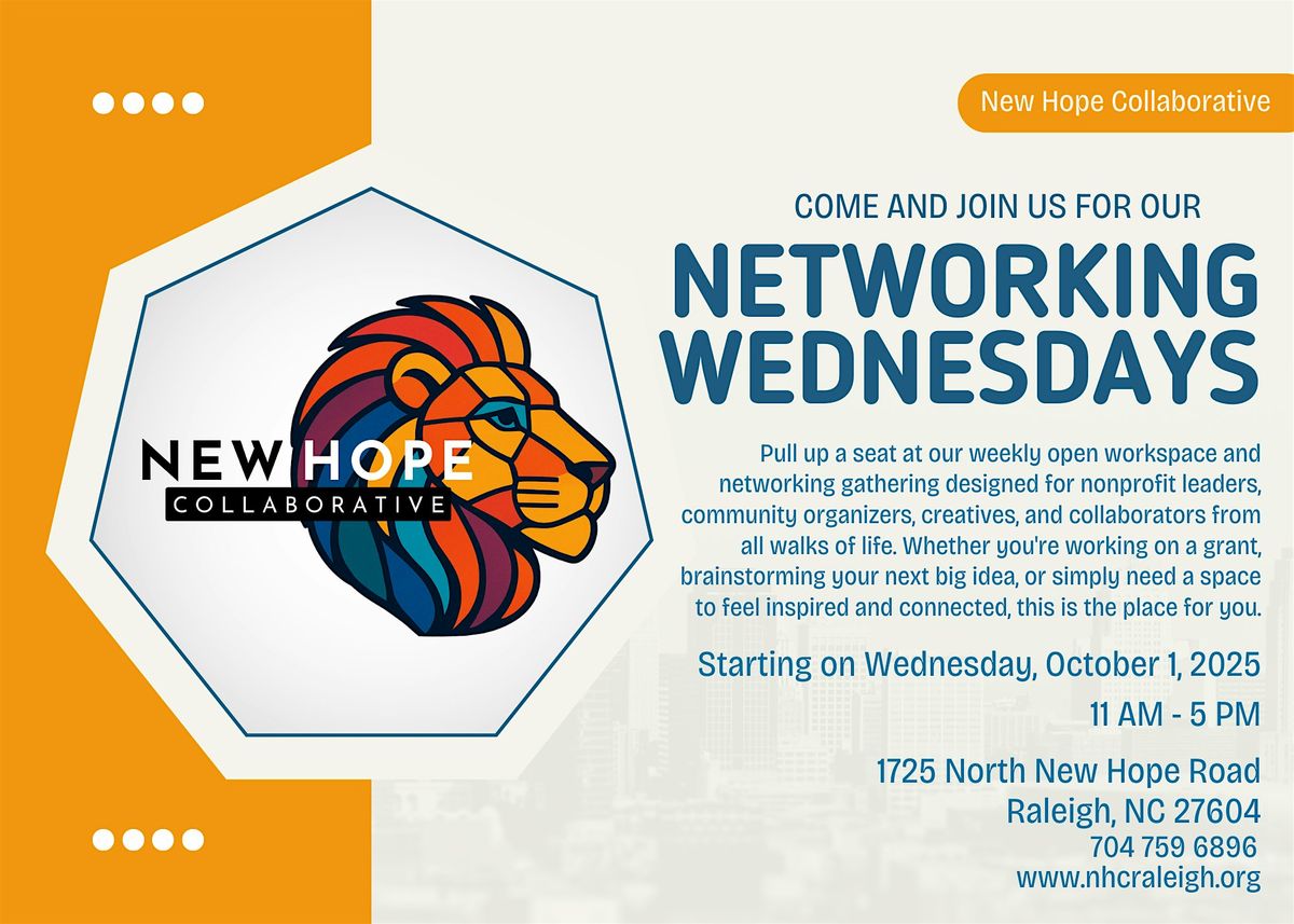 New Hope Collaborative Networking Wednesdays