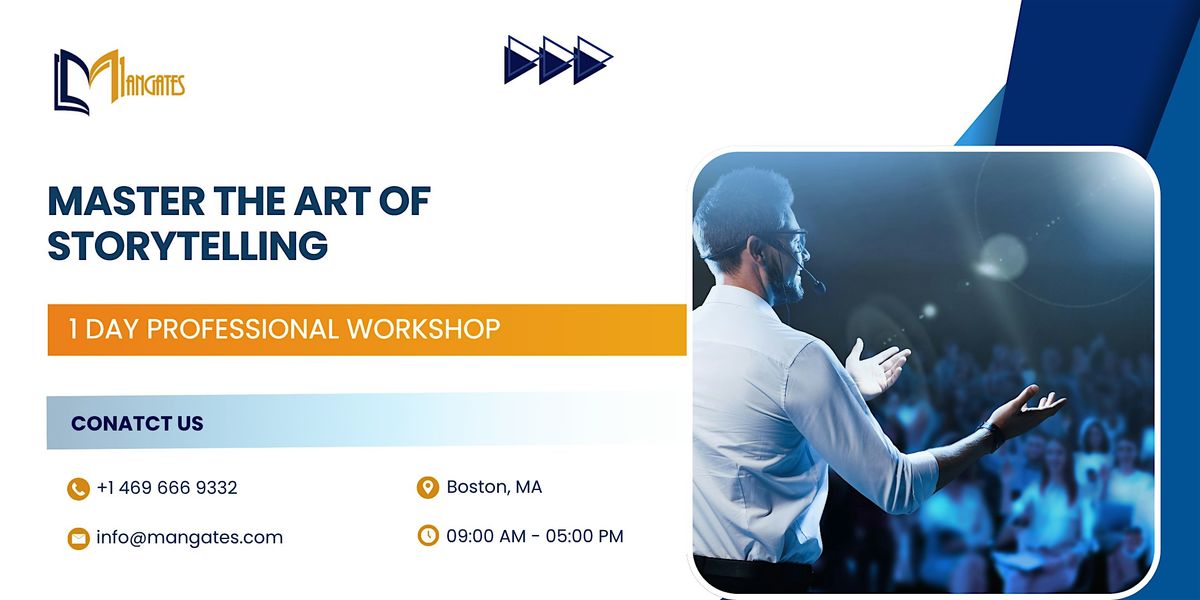 Master the Art of Storytelling: 1 Day Professional Workshop in Boston, MA