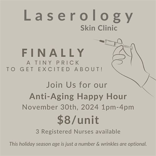 Anti-aging Happy Hour Event