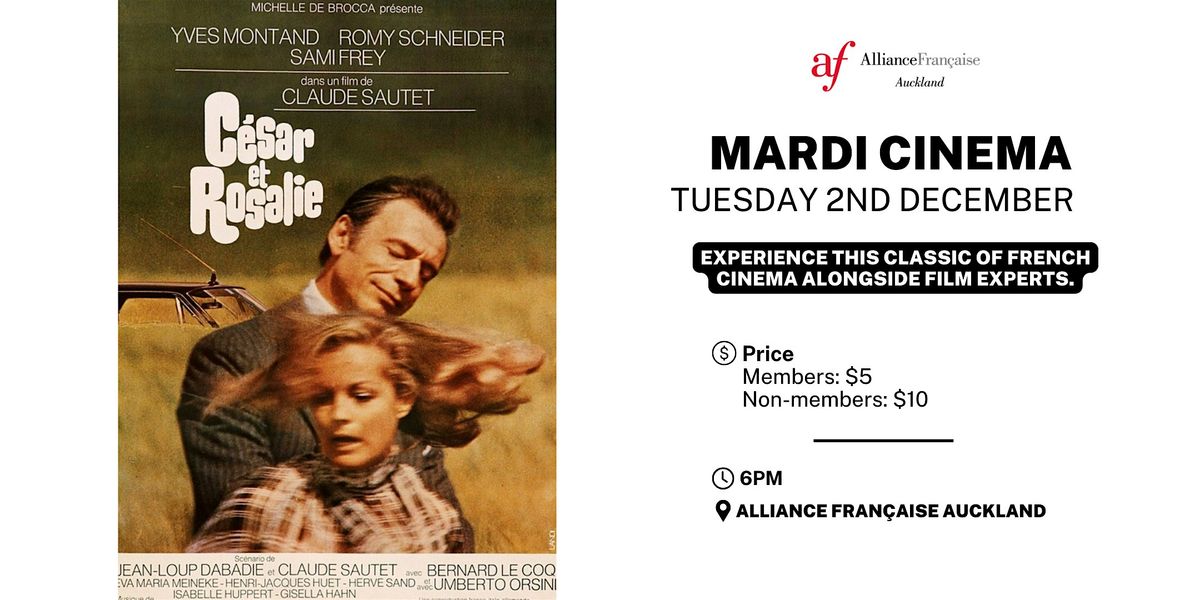 Mardi Cinema - C\u00e9sar et Rosalie