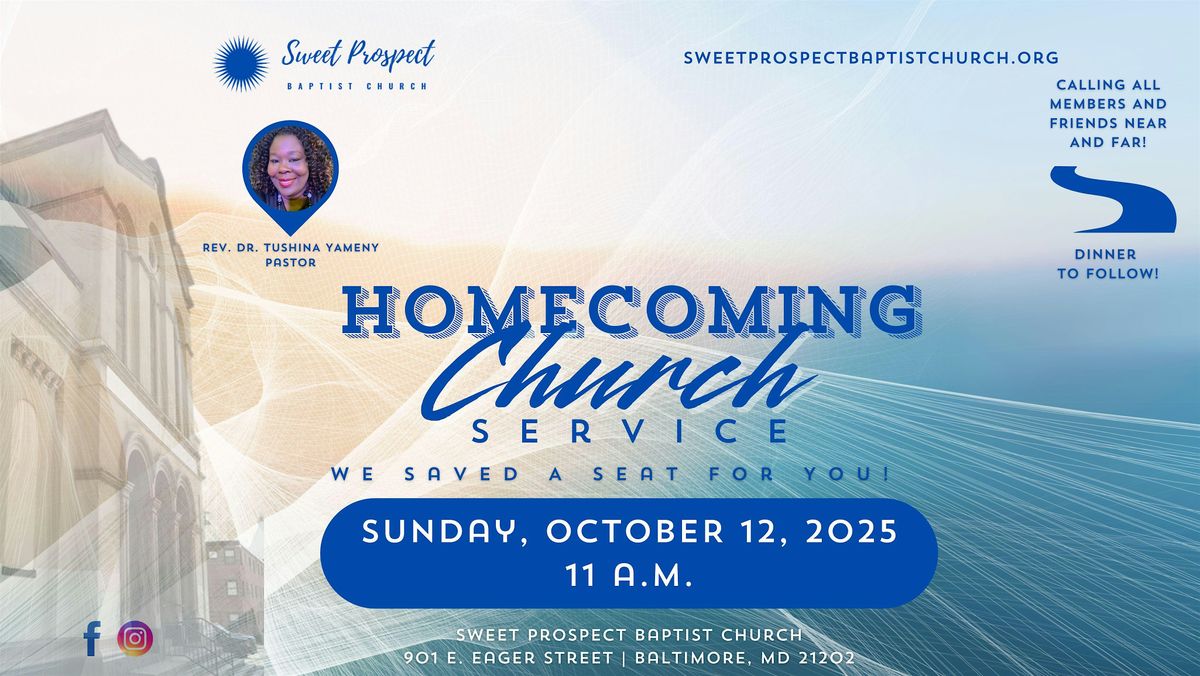 Sweet Prospect Baptist Church Homecoming Service