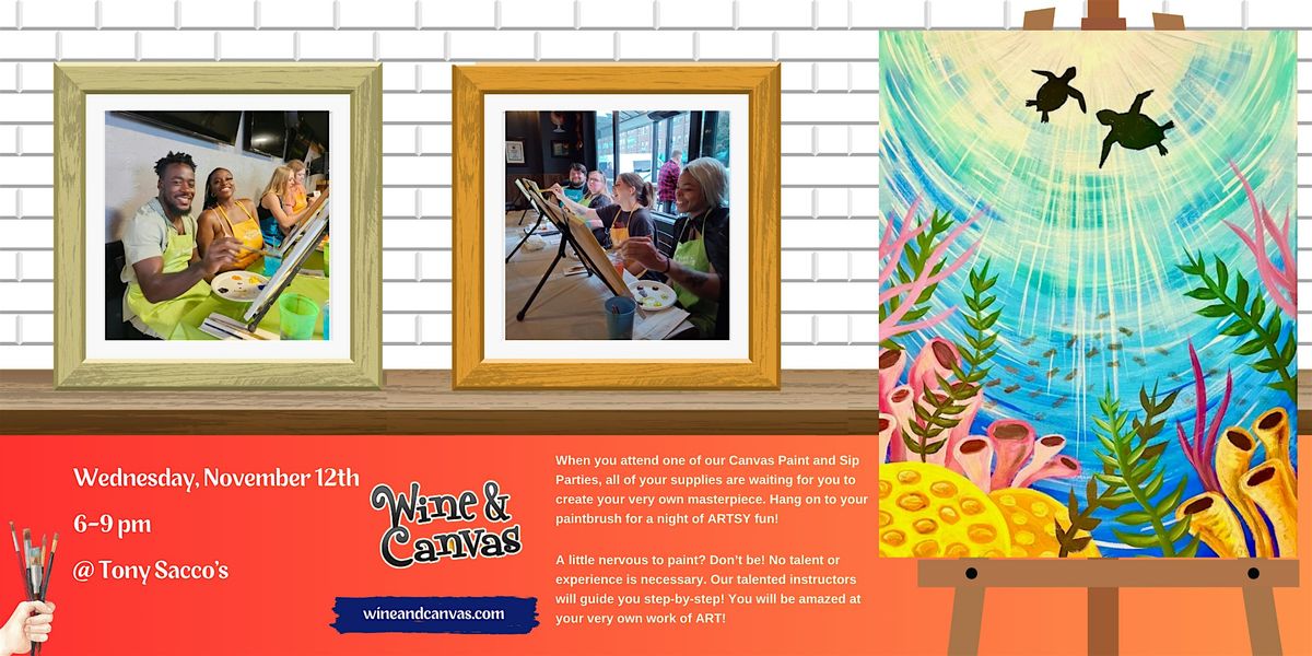 Estero Paint and Sip \u2013 Swimming with Turtles