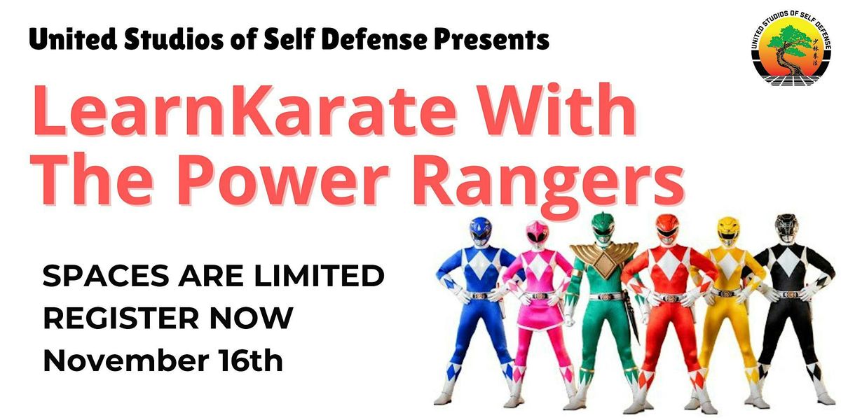 Learn Karate With The Power Rangers