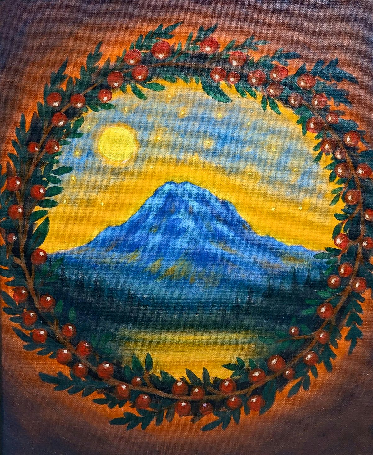 "Rainier Harvest Glow" Paint & Sip with Connect the Hops, Wed Nov 5th