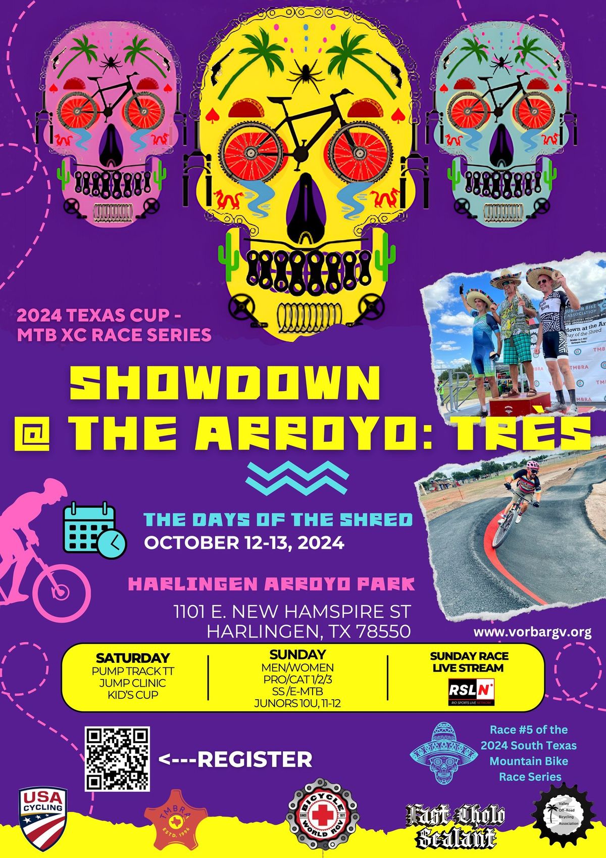 Bicycle World RGV and VORBA Present: Showdown at the Arroyo Tr\u00e8s -  XC Mountain Bike Race