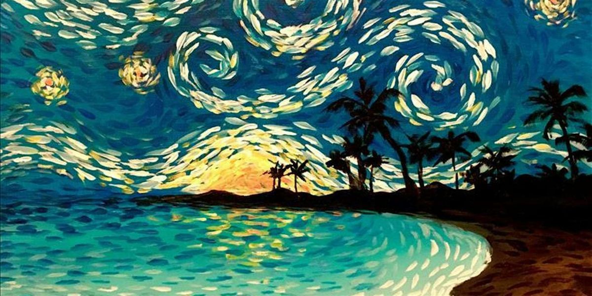 Coastal Starry Night - Paint and Sip by Classpop!\u2122