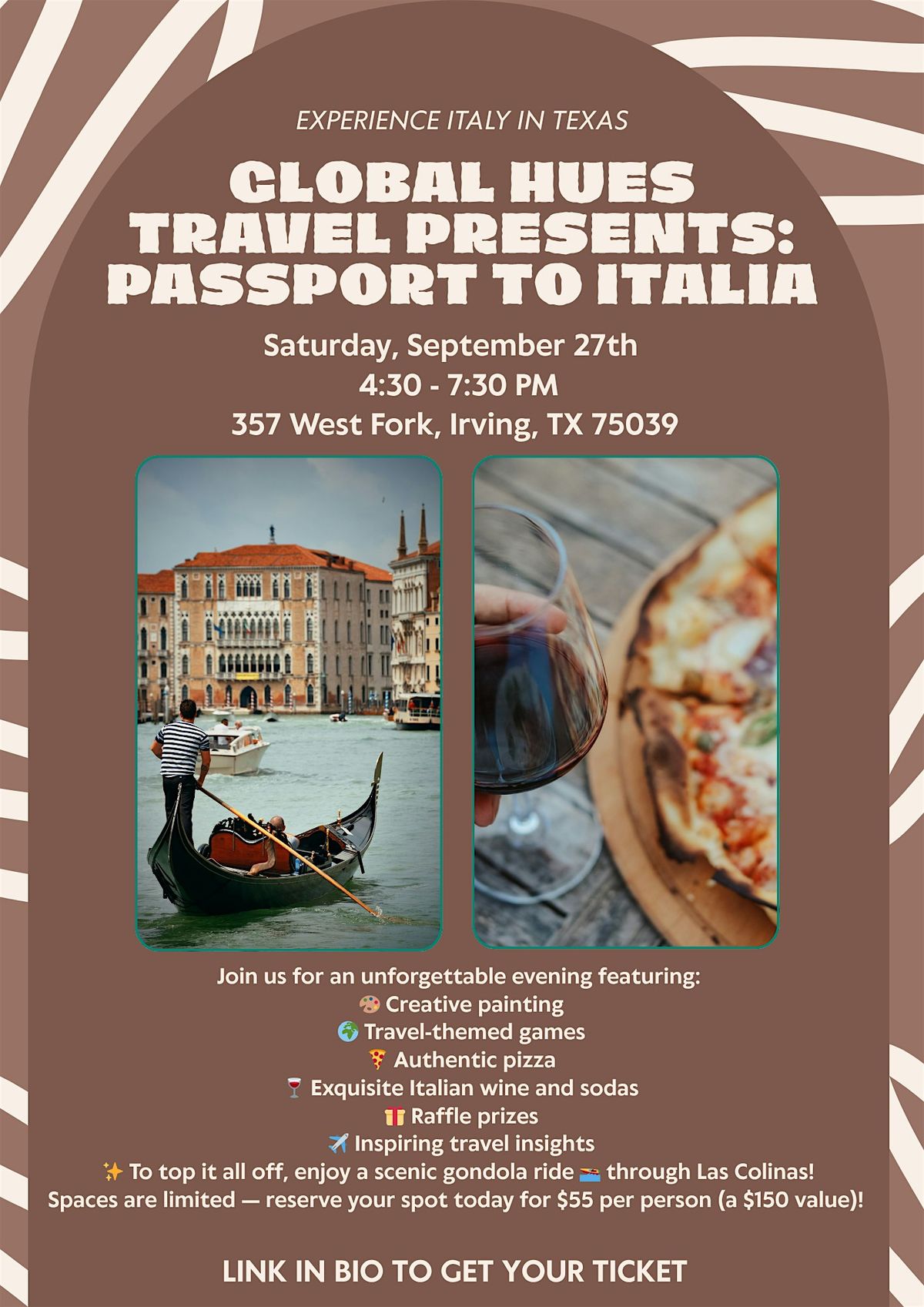 Global Hues Travel Presents: Passport to Italia