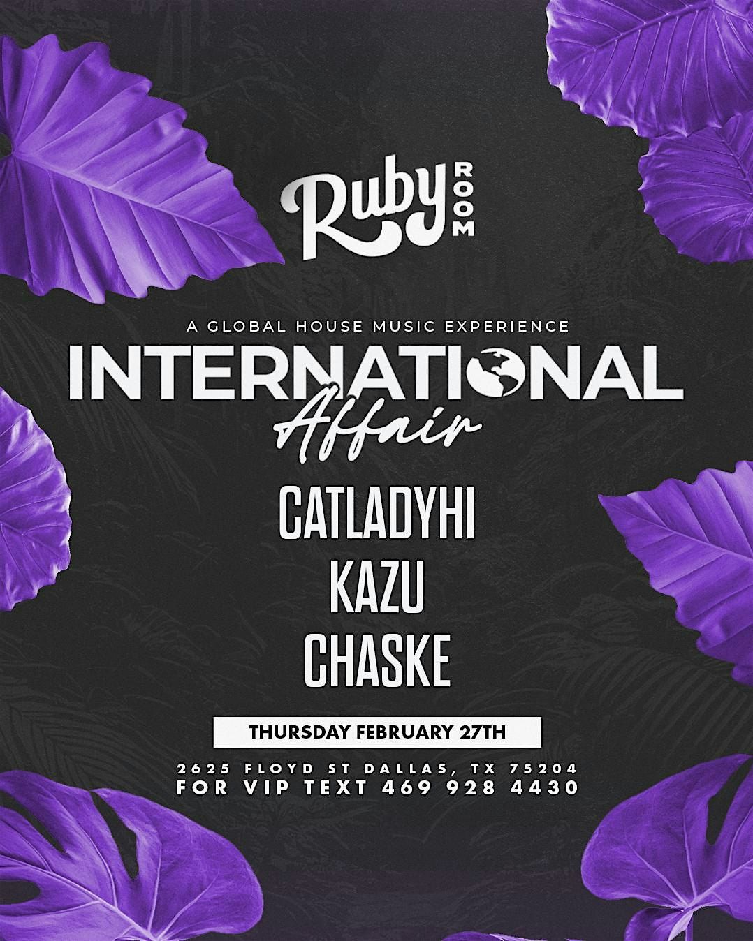 International Affair at Ruby Room 2\/27