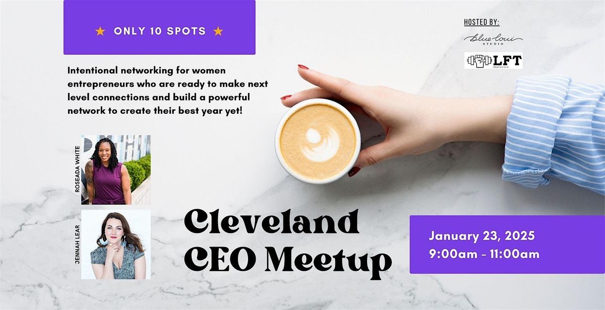 Cleveland CEO Meetup for women entrepreneurs